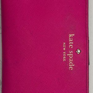 Used Kate Spade Staci Bi-Fold Wallet Hot Pink